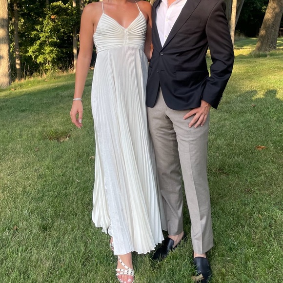 Aries Satin Pleated Dress ALC - Picture 5 of 5